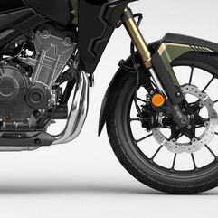 Pyramid Plastics / ピラミッドプラスチック Extenda Fenda | Matte Black | Honda CB 500 X 2022> | 051855