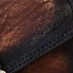 Ends Cuoio / エンズクオイオ バッグ 2018-new Sport Glide（スポーツグライド） タンクバッグ - ディストレストツートン ダークレザー - ブラックステッチ | SERBSG18.TTDG.CTN