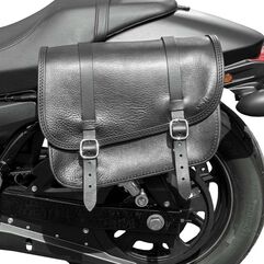 Ends Cuoio / エンズクオイオ バッグ TT Street（TT ストリート） 左側 - ブラックレザー - オークル（黄土色）ステッチ | TTS.N.CTOC.SX