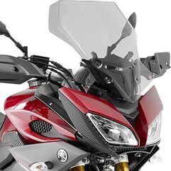 GIVI / ジビ Windscreen for Yamaha Tracer 900/FJ-09 15-17, color light smoke, dim. HxW 48 x 42 cm, fits oe headlight fairing | D2122S