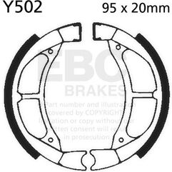EBCブレーキ Plain モーターサイクル リプレイスメント ブレーキシューズ フロント左側用 | Y502
