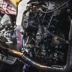 GBRacing / ジービーレーシング Triumph 765 Secondary Engine Cover Set 2022 | EC-M2-2022-SET-GBR