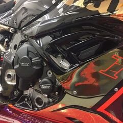 GBRacing / ジービーレーシング S1000RR Frame Protector M6 - Right Hand Side 2019-2022 | FP-S1000RR-2019-RHS-GBR