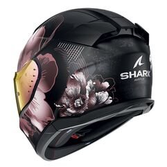 Shark / シャーク フルフェイスヘルメット D-Skwal 3 Mayfer マットブラック ヴィオレット ゴールド | HE0927EKVQ