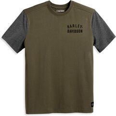 Harley-Davidson Tee-Knit, Colorblock-Design-Grape Leaf | 96045-23VM