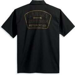 Harley-Davidson Shirt-Woven, Black Beauty | 96161-23VM