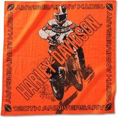 Harley-Davidson 120Th Anniversary Racing Bandana Orange | 97804-23VM