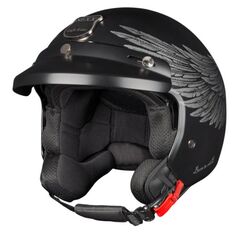 NEXX Urban Helmet Y.10 EAGLE RIDER BLACK.GREY MT, Size: XS | 01Y1001421157