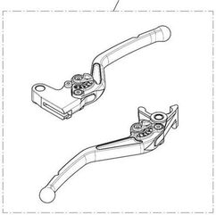 TRIUMPH / トライアンフ - BRAKE LEVER | A9628052