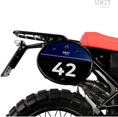 Unitgarage / ユニットガレージ Stickers for number plate, Dark blue | U076-Dark-blue