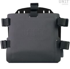 Unitgarage / ユニットガレージ Carrying system in aluminum with adjustable Hypalon front and Quick Release System, Black | UG007+U000-Black