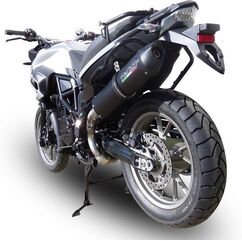 GPR / ジーピーアール Original For Bmw F 700 Gs 2016/18 E4 Homologated スリッポンエキゾースト Furore Evo4 Nero | E4.BM.100.FNE4