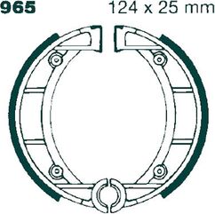 EBCブレーキ Plain モーターサイクル リプレイスメント ブレーキシューズ リア左側用 | 965