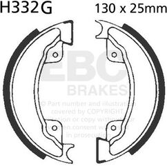 EBCブレーキ モーターサイクル 溝付き リプレイスメント ブレーキシューズ フロント左側用 | H332G