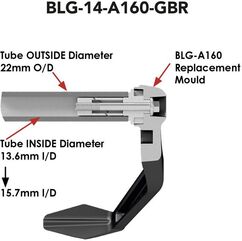 GBRacing / ジービーレーシング Universal Brake Lever Guard with 14mm insert | BLG-14-A160-GBR