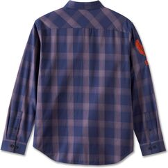Harley-Davidson Men'S Motorbreath Long Sleeve Shirt, Blue Plaid | 96875-23VM