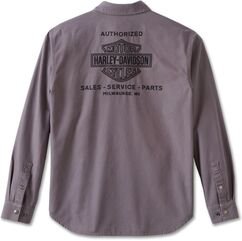 Harley-Davidson Shirt-Woven, Blackened Pearl | 96884-23VM