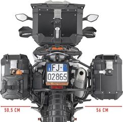 GIVI / ジビ サイドケースキャリア ONE-FIT f. Monokey-CAM-Side KTM 790 Adventure (19-20) + (23), 790 Adventure R (19-20), 890 Adventure (21-22), 890 Adventure R (23), 890 SMT (23) | PLO7717CAM