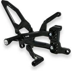 CNC Racing / シーエヌシーレーシング Adjustable rear sets RPS Ducati Panigale V4 series for V4, V4 S and V4 Speciale - EASY | PE407