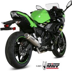 MIVV / ミヴマフラー SPORT Full sys. 2x1 Muffler GPpro TITAN WITH CATALYZER CONVERTING KIT For KAWASAKI Z650 | K.044.L6P