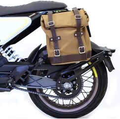 Unit Garage SIDE PANNIER CANVAS + SUBFRAME HUSQVARNA 401, Beige-Brown | U001-3000-Beige-Brown