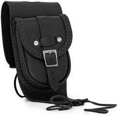 Ends Cuoio / エンズクオイオ バッグ Sportster（スポーツスター） タンクバッグ - ブラックレザー - ブラックステッチ | SERBSP.N.CTN