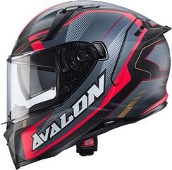 CABERG AVALON X オプティック ヘルメット グレー レッド | C2QI60L7