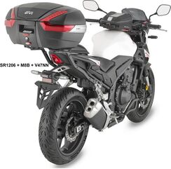 GIVI / ジビ Monokey （モノキー） / Monolock （モノロック） トップケース用キャリア - プレート無し - Honda CB500 Hornet ホーネット (24) | SR1206