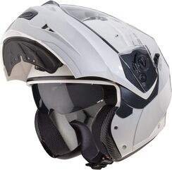 Caberg (カバーグ) DUKE フリップアップ ヘルメット ホワイトメタル