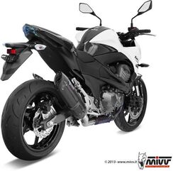 MIVV / ミヴ- SPORT スリップオン スチール、黒 for KAWASAKI Z 800 E (13-) | K.035.L9