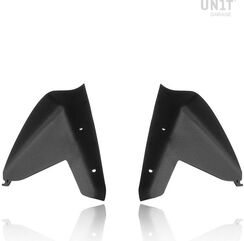 Unitgarage / ユニットガレージ Pair of oversized deflectors, Matt Black | 3214-Matt-black