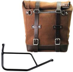 Unitgarage / ユニットガレージ Waxed suede side pannier Scram 22L-30L + Subframe R 1200 R, ColoradoBrown | U202+1421-ColoradoBrown