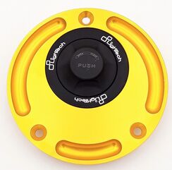 LighTech / ライテック Fuel Tank Cap With Rapid Locking, Color: Black-Gold | TR23N/O