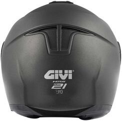 GIVI / ジビ Flip-up helmet X.21 EVO SOLID COLOR Matte Titanium, Size 56/S | HX21SG76856