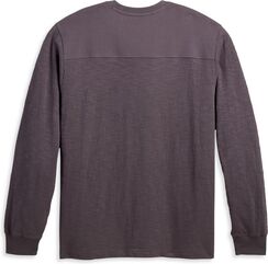 Harley-Davidson Henley-Knit, Blackened Pearl | 96088-23VM