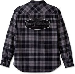 Harley-Davidson Shirt-Woven, Black Plaid | 96215-24VM
