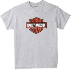 Harley-Davidson Bar & Shield Tee, Medium Heather Grey | 99142-22VM