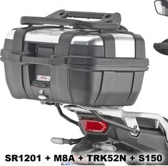 GIVI / ジビ Monokey （モノキー） / Monolock （モノロック） トップケース用キャリア - プレート無し - Honda XL 750 Transalp トランザルプ (23) | SR1201