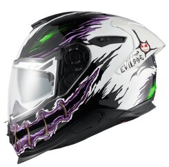 NEXX Sport Helmet Y.100R NIGHT RIDER WHITE, Size: XS | 01YR100410018