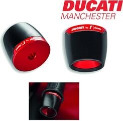Ducati / ドゥカティ ビレット バーエンド ハンドルバー カウンターウエイト Panigale (パニガーレ) V4 - レッド | 97380861AB