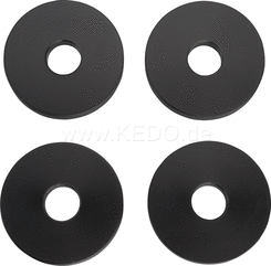 Kedo Spacer Kit (4 pcs.) For late XT500 Indicators (Enables installing jerry can rack item 60030 and indicators at XT500 '86 and later at the same time) | 60060