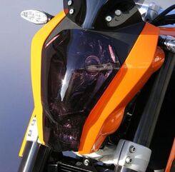 Powerbronze / パワーブロンズ ヘッドライトプロテクター クリア KTM 125 DUKE, 13-16 ,200 DUKE, 13-14 ,390 DUKE, 13-16 | 440-KT512-000