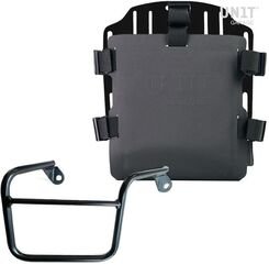 Unitgarage / ユニットガレージ Aluminum bag holder with adjustable front in Hypalon and Quick Release System + subframe, Black | UG007+U000+2600DX-Black