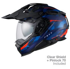 NEXX Adventure Helmet X.WED3 TRAILMANIA BLUE.RED MT, Size: XXS | 01XE303418954