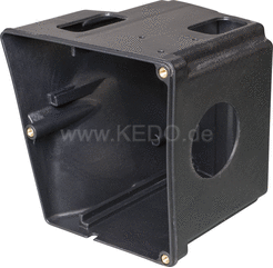 Kedo Air Filter Box (Housing), without riveted mounting plates (see item 28932), OEM reference # 583-14411-01 | 28621