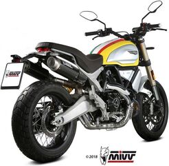 MIVV / ミヴマフラー SPORT 2 SLIP-ON Muffler GPpro CARBON For DUCATI SCRAMBLER 1100 | D.038.L2P