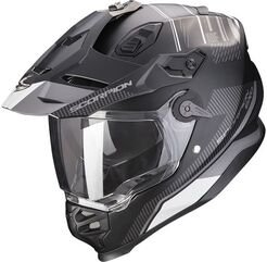 Scorpion / スコーピオン Adf-9000 Air Desert Helmet Black Silver XS | 184-426-159-02