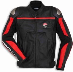 Ducati / ドゥカティ Corse C4 - レザージャケット ブラック/レッド | 9810453