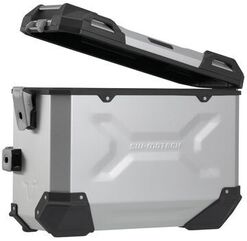 SW Motech TRAX ADV aluminium case system. Silver. 45/37L. Tiger 1200 Rally / GT Explorer. | KFT.11.905.70102/S