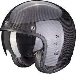 Scorpion / スコーピオン Exo ジェットヘルメット Belfast Evo Carbon ソリッドブラック | 78-261-03